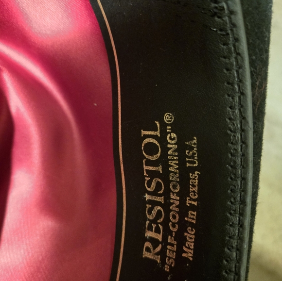 Resistol Texas Ranger  Black Hat XXX Premium Wool Size 7 3/8- 59 - Picture 13 of 16